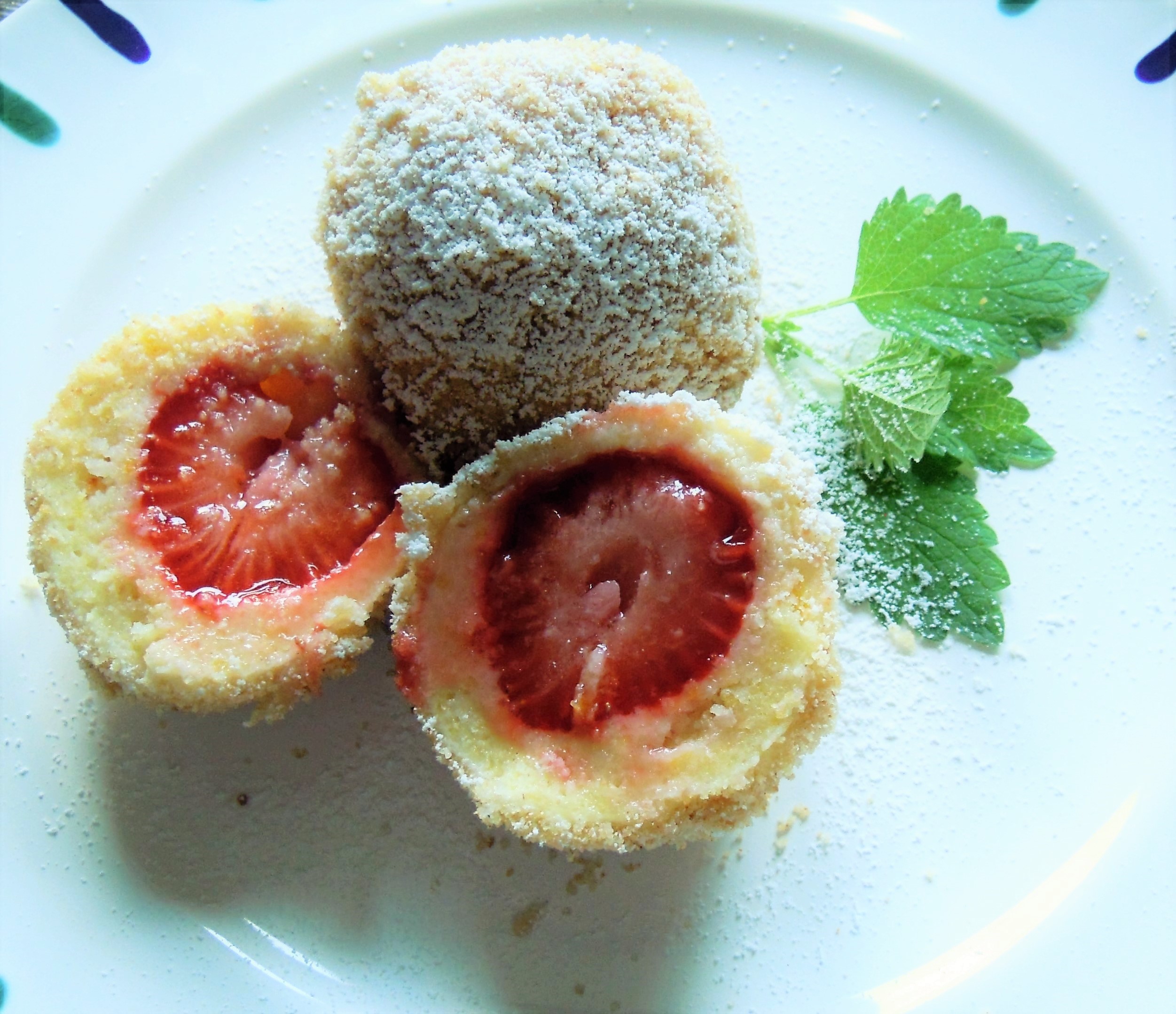 Erdbeerknödel