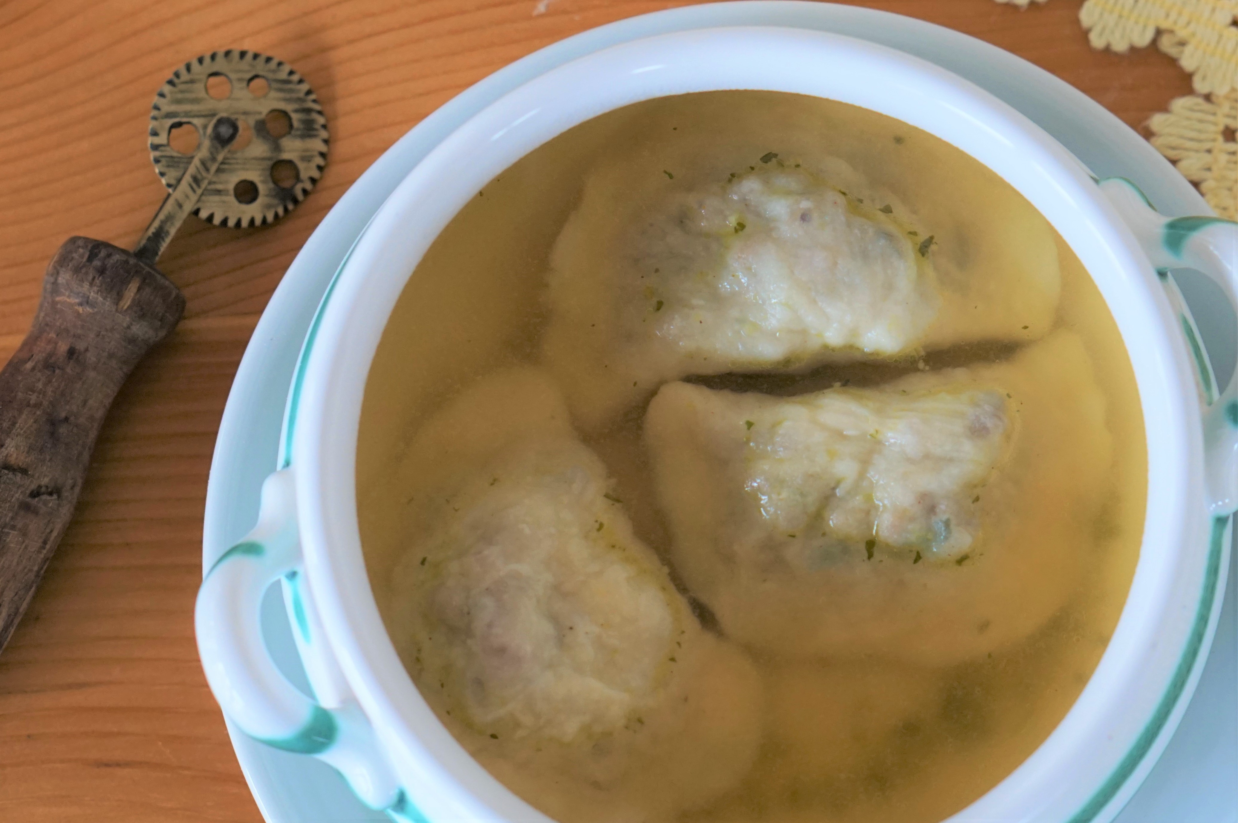 Schlickkrapferlsuppe